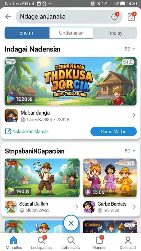 nasa4d - Tampilan awal game NASA4D yang menarik.