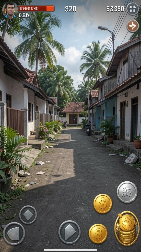 v98 - Screenshot memperlihatkan fitur interaksi dengan pemain lain.